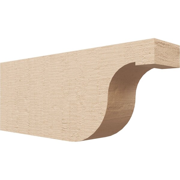 Ekena Millwork 4in. W x 8in. H x 20in. L Del Monte Woodgrain TimberThane Rafter Tail, Primed Tan RFTUR04X08X20DELRCPR - main